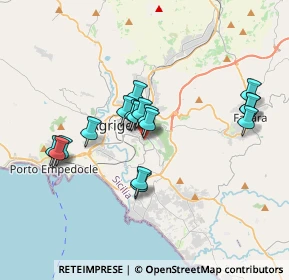 Mappa Vicolo Lentia Muscia, 92100 Agrigento AG, Italia (3.49353)