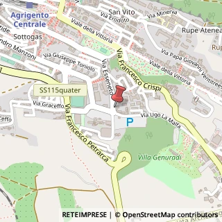 Mappa Via Esseneto, 123, 92100 Agrigento, Agrigento (Sicilia)
