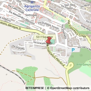 Mappa Via Francesco Petrarca, 16, 92100 Agrigento, Agrigento (Sicilia)