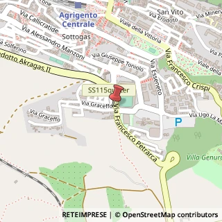 Mappa Via Graceffo, 1, 92100 Agrigento, Agrigento (Sicilia)