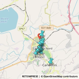 Mappa Via Sabin, 96016 Lentini SR, Italia (1.55364)