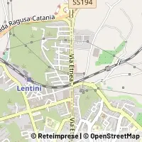 Karte Carlentini