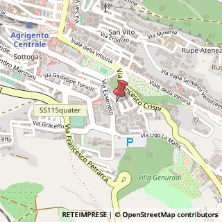 Mappa Via Don Luigi Sturzo, 65, 92100 Agrigento, Agrigento (Sicilia)