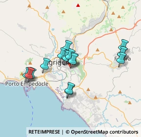 Mappa Via Don Luigi Sturzo, 92100 Agrigento AG, Italia (3.45941)