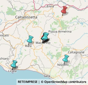 Mappa Via XX Setttembre, 93013 Mazzarino CL, Italia (12.23545)