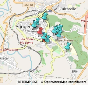 Mappa Via Donato Bramante, 92100 Agrigento AG, Italia (0.675)