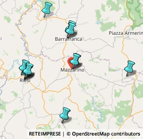 Mappa Via Caltanissetta, 93013 Mazzarino CL, Italia (9.7845)