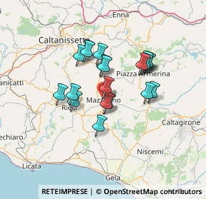 Mappa Via Caltanissetta, 93013 Mazzarino CL, Italia (12.087)