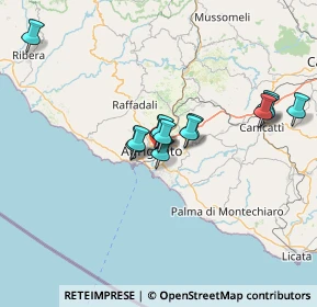 Mappa Via Ugo la Malfa, 92100 Agrigento AG, Italia (12.83615)