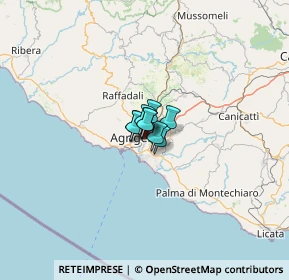 Mappa Via Ugo la Malfa, 92100 Agrigento AG, Italia (19.882)