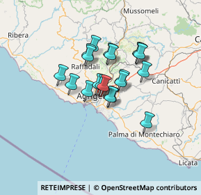 Mappa Via Ugo la Malfa, 92100 Agrigento AG, Italia (10.237)