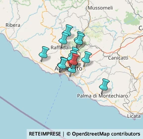Mappa Via Ugo la Malfa, 92100 Agrigento AG, Italia (8.38692)