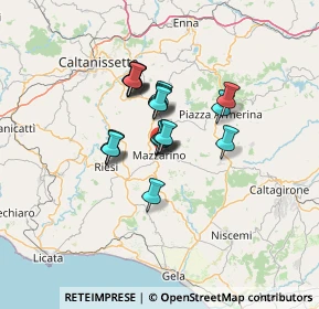 Mappa Via Pisano, 93013 Mazzarino CL, Italia (9.881)