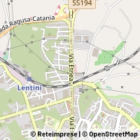 Map Lentini