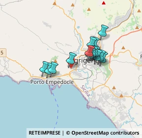 Mappa Via Chiaramonte, 92100 Agrigento AG, Italia (2.935)
