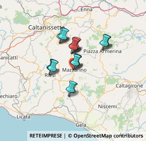 Mappa Via Kenendy, 93013 Mazzarino CL, Italia (10.504)