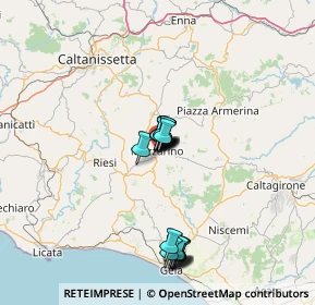 Mappa Via XV Maggio, 93013 Mazzarino CL, Italia (12.12611)
