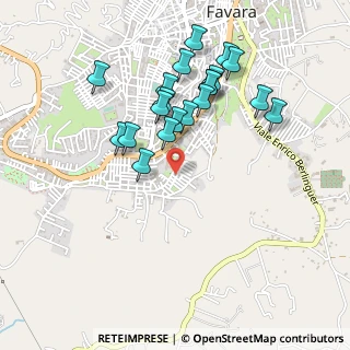 Mappa Via Cicerone, 92026 Favara AG, Italia (0.5085)