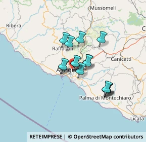 Mappa Via Cutaia, 92100 Agrigento AG, Italia (10.55267)