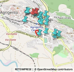 Mappa Via M. Caruso Lanza, 92100 Agrigento AG, Italia (0.4835)