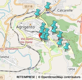 Mappa Via M. Caruso Lanza, 92100 Agrigento AG, Italia (0.73667)