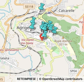 Mappa Via M. Caruso Lanza, 92100 Agrigento AG, Italia (0.62333)