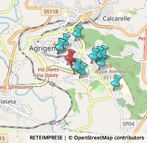 Mappa Via M. Caruso Lanza, 92100 Agrigento AG, Italia (0.655)