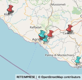 Mappa Via M. Caruso Lanza, 92100 Agrigento AG, Italia (22.17455)