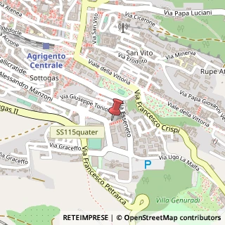 Mappa Via Giuseppe Toniolo, 12, 92100 Agrigento, Agrigento (Sicilia)