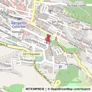 Mappa Via Giuseppe Toniolo, 31, 92100 Agrigento, Agrigento (Sicilia)