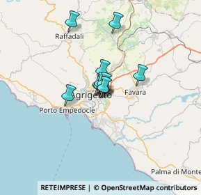 Mappa Via Alessi, 92100 Agrigento AG, Italia (3.87545)