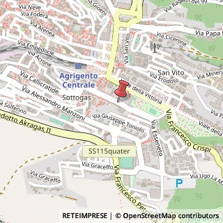 Mappa Via esseneto 86/a, 92100 Agrigento, Agrigento (Sicilia)