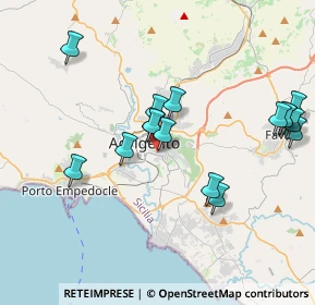 Mappa Via Mario Rapisardi, 92100 Agrigento AG, Italia (5.17789)