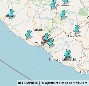 Mappa Via Mario Rapisardi, 92100 Agrigento AG, Italia (18.55455)