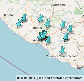 Mappa Via Mario Rapisardi, 92100 Agrigento AG, Italia (11.36611)