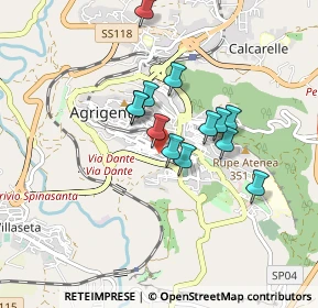Mappa Via Mario Rapisardi, 92100 Agrigento AG, Italia (0.74077)