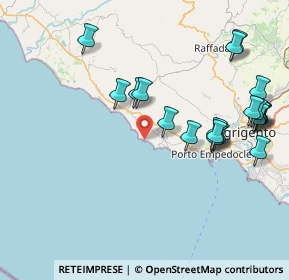 Mappa Via Caserma di Finanza, 92010 Realmonte AG, Italia (10.0845)