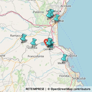 Mappa Contrada Case Biviere sn, 96016 Lentini SR, Italia (14.42833)