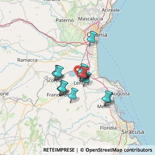 Mappa Contrada Case Biviere sn, 96016 Lentini SR, Italia (10.01125)