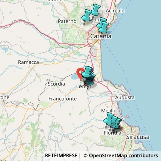 Mappa Contrada Case Biviere sn, 96016 Lentini SR, Italia (16.85875)