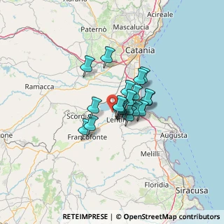 Mappa Contrada Case Biviere sn, 96016 Lentini SR, Italia (8.486)