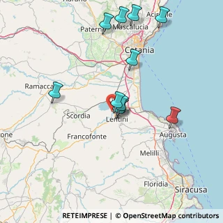 Mappa Contrada Case Biviere sn, 96016 Lentini SR, Italia (16.98)
