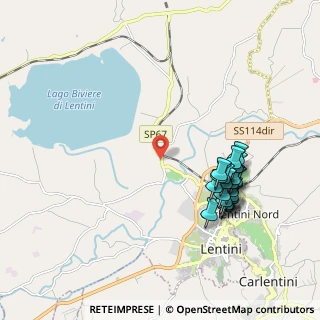 Mappa Contrada Case Biviere sn, 96016 Lentini SR, Italia (2.3185)