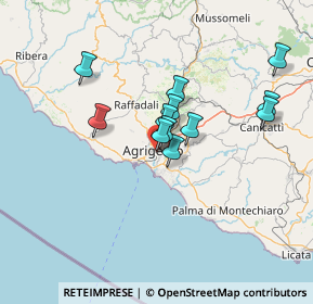 Mappa Agrigento Centrale, 92100 Agrigento AG, Italia (12.31833)