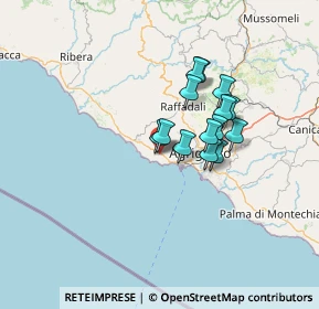 Mappa Via della Libertà, 92010 Realmonte AG, Italia (10.89)