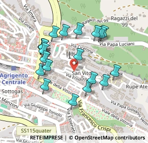 Mappa Via San Vito, 92100 Agrigento AG, Italia (0.2485)