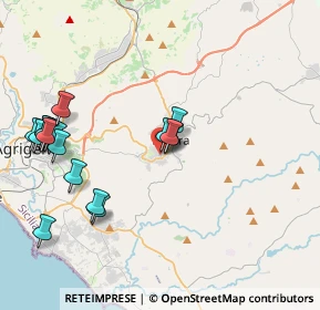 Mappa Via IV Novembre, 92100 Favara AG, Italia (4.94529)