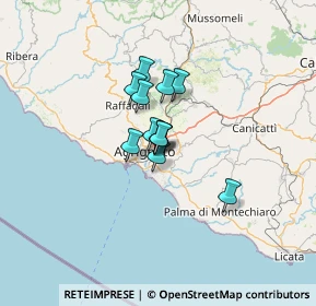 Mappa SS 640 Km.9 - Contrada Mendolito, 92100 Agrigento AG, Italia (7.96833)