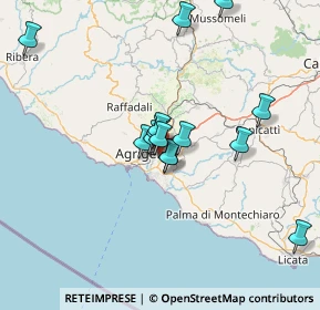 Mappa SS 640 Km.9 - Contrada Mendolito, 92100 Agrigento AG, Italia (14.05714)