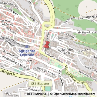 Mappa Viale della Vittoria, 5, 92100 Agrigento, Agrigento (Sicilia)